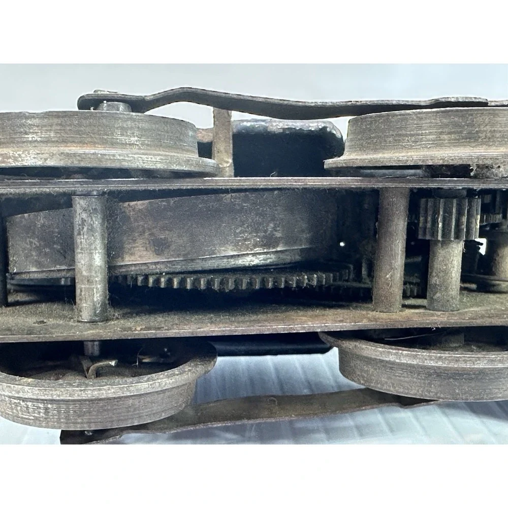 Antique Cast Iron‎ Toy Windup Train Locomotive Grill Broken